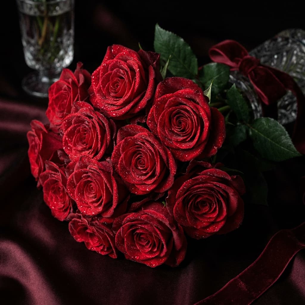 Ramo de rosas rojas premium